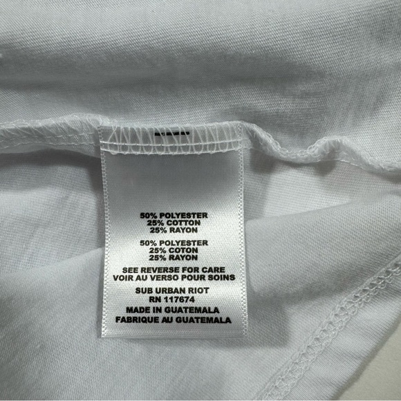 Sub Urban Riot Tee Shirt White Not Without My Dog - Picture 4 of 7